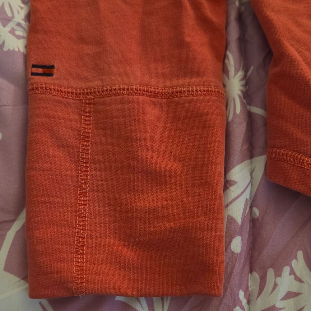 Tommy Jeans Women's Red Full Zip Hoodie Sweatshirt M Logo Cotton Blend - Picture 8 of 8